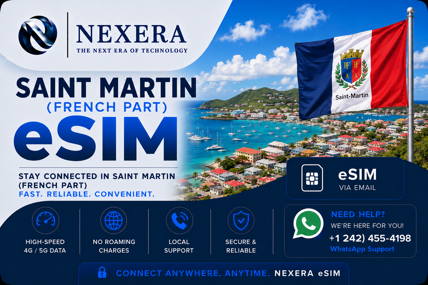 Nexera Saint Martin (French Part) eSIM