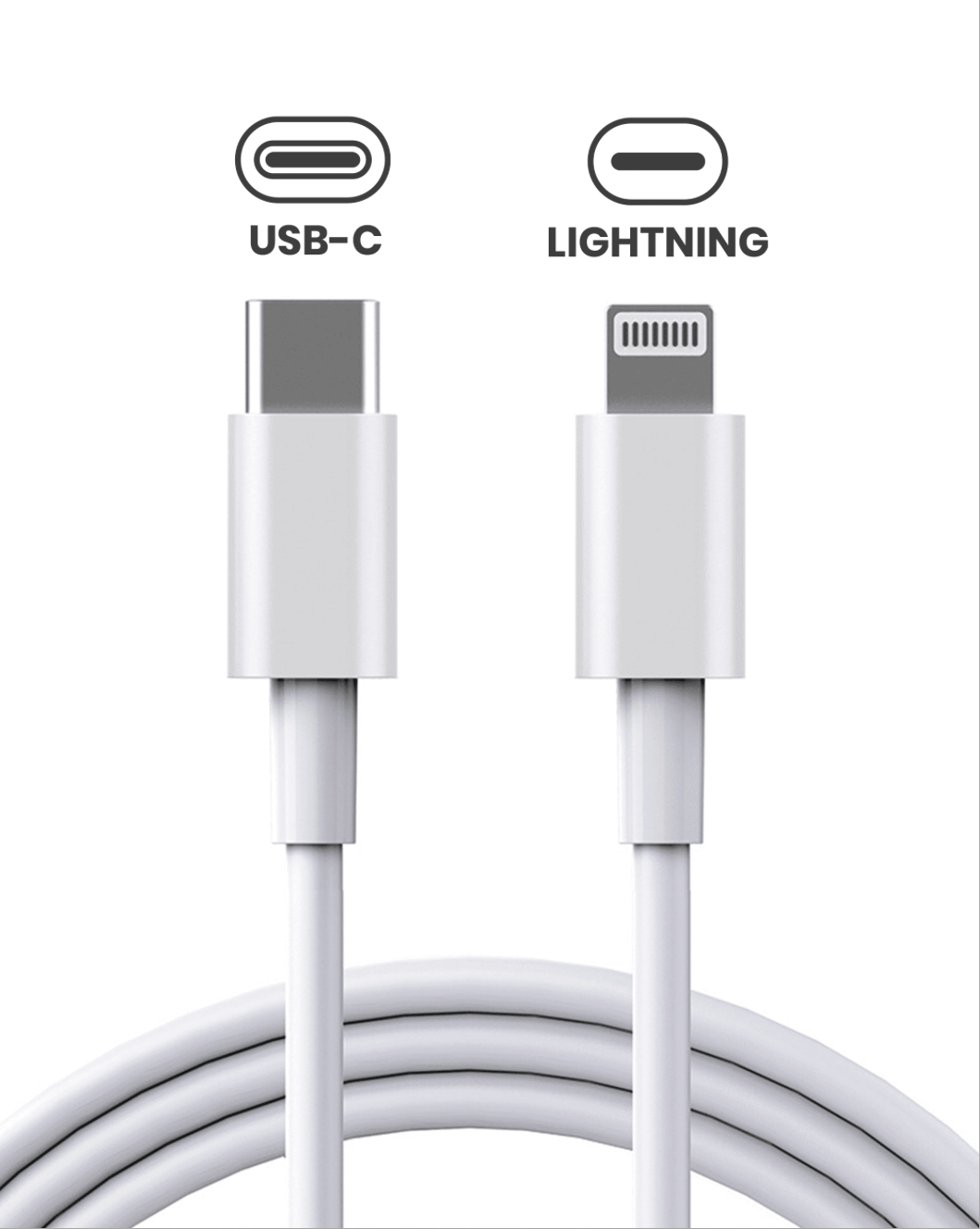 Lightning to USB-C Charging Cable